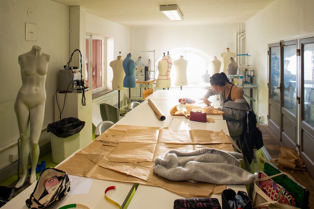 Photo intérieure Campus de Condé Nancy - atelier mode