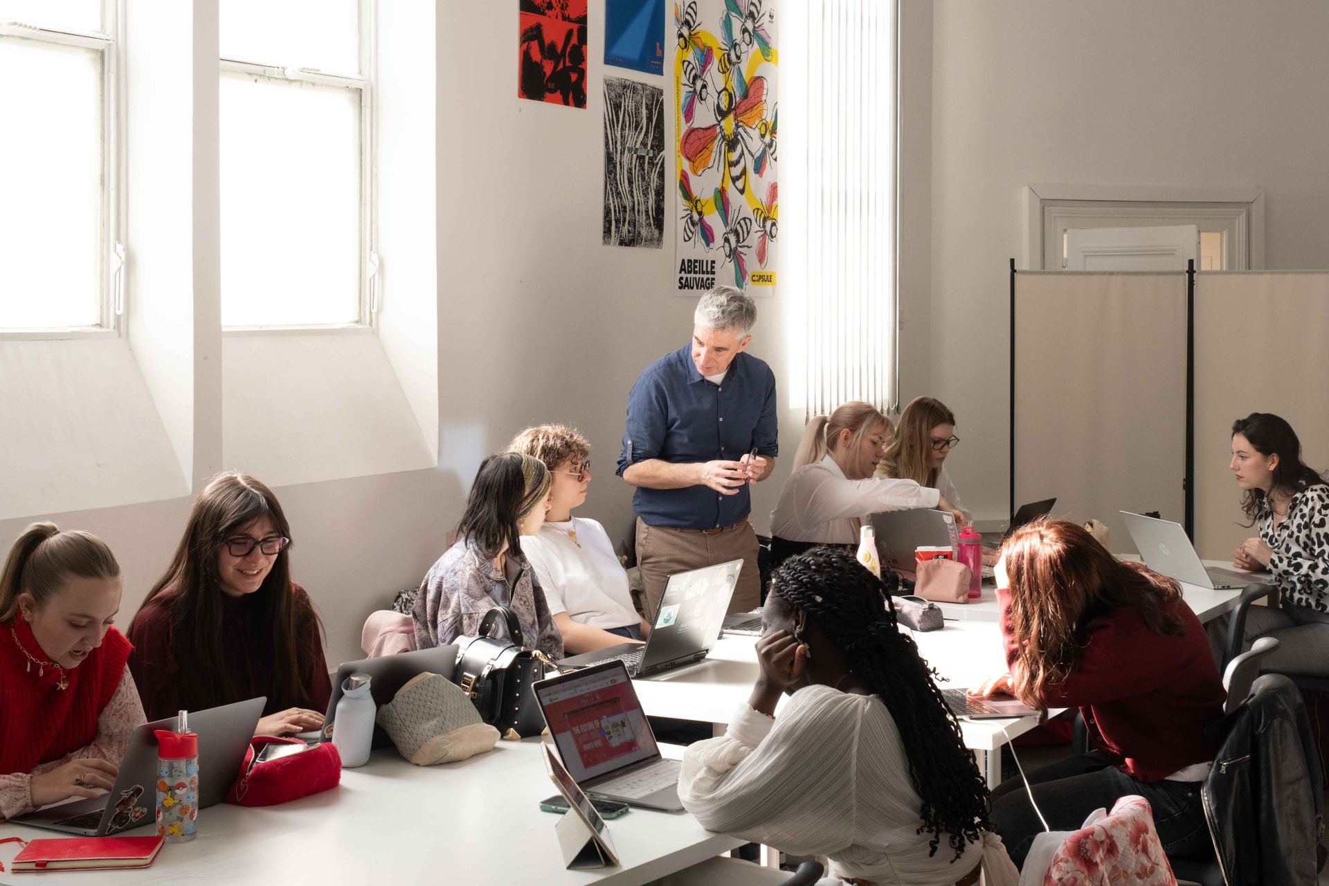 Photo d'un cours au campus de Condé Nancy