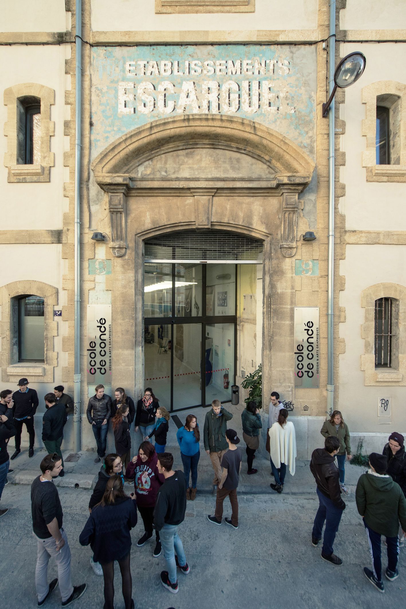 Photo extérieure Campus de Condé Marseille - Entrée axe sud